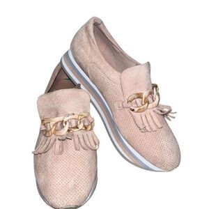 Coconuts by Matisse Bess Pink Loafers Size 10 Platform Chain